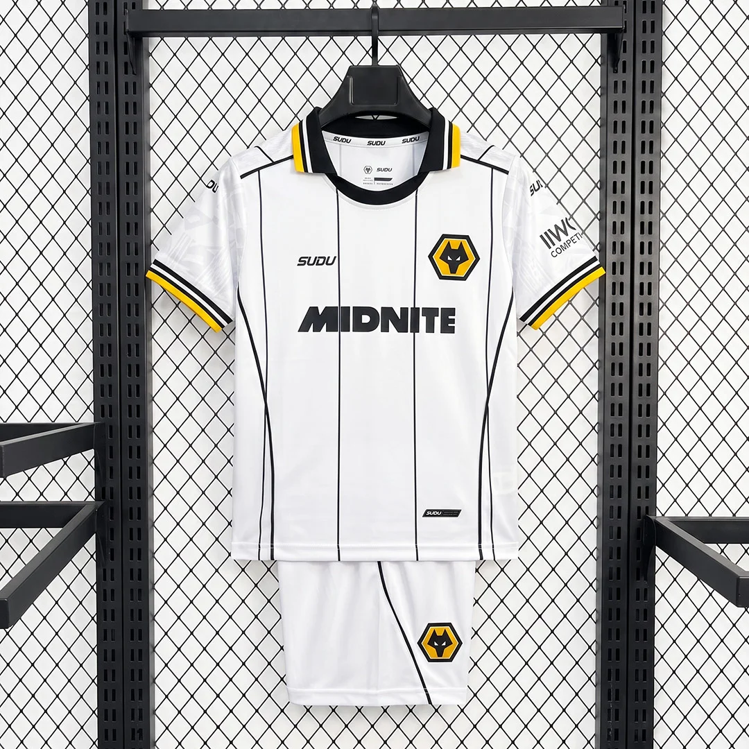 26/27 Wolverhampton Wanderers Wolves Away Kids Soccer Jersey