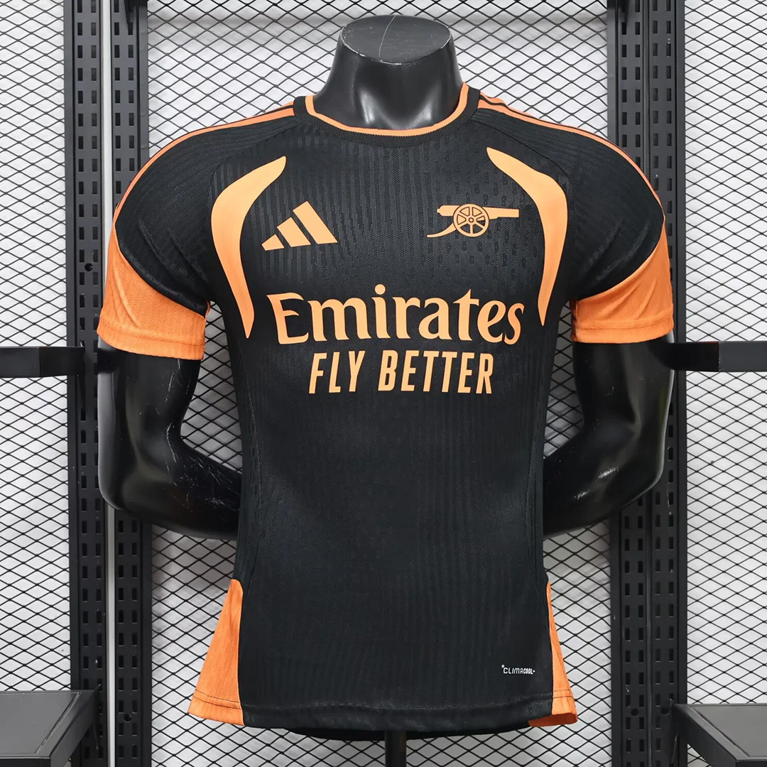 26/27 Arsenal Training Black Orange Player Version Soccer Jersey