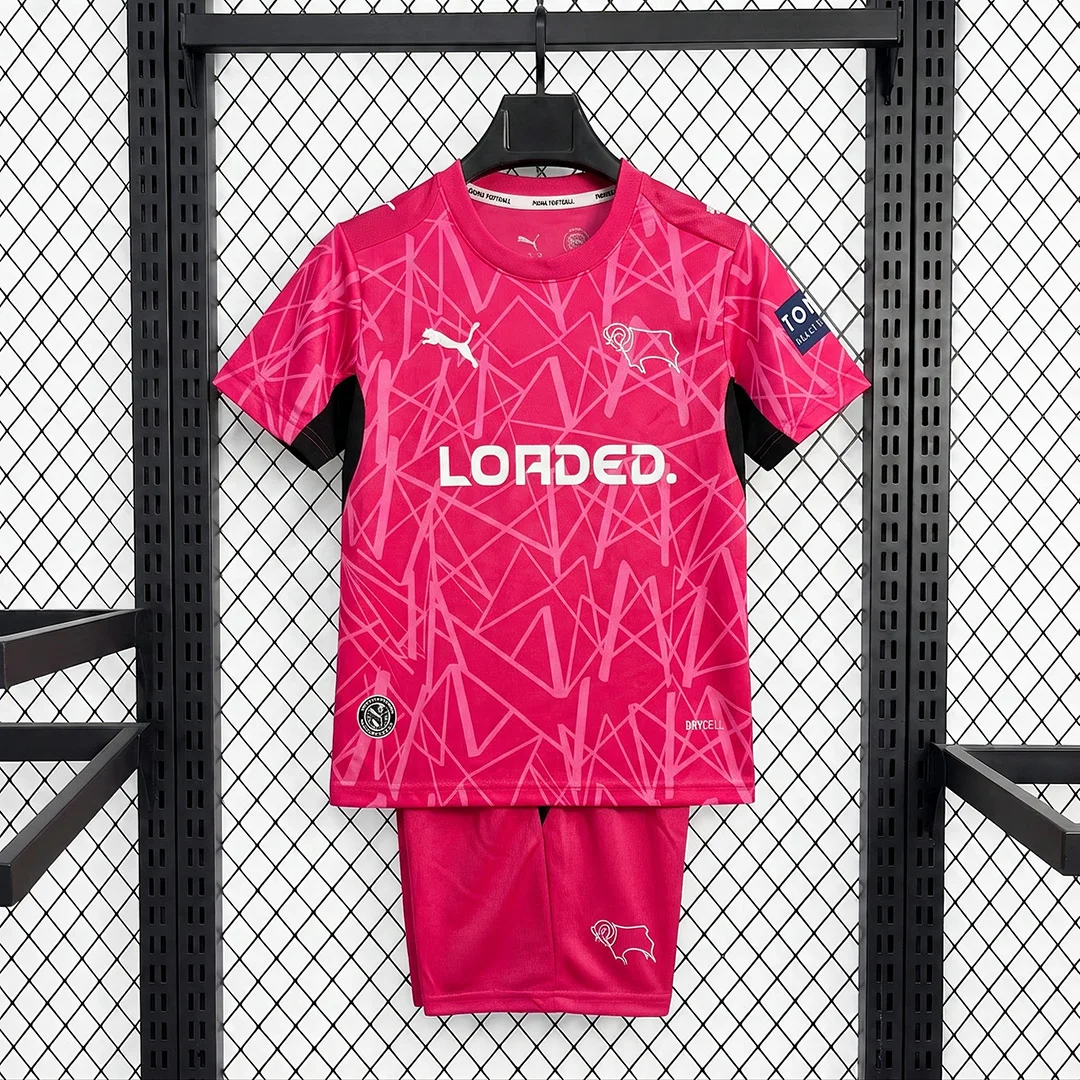 26/27 Derby County Away Kids Soccer Jersey