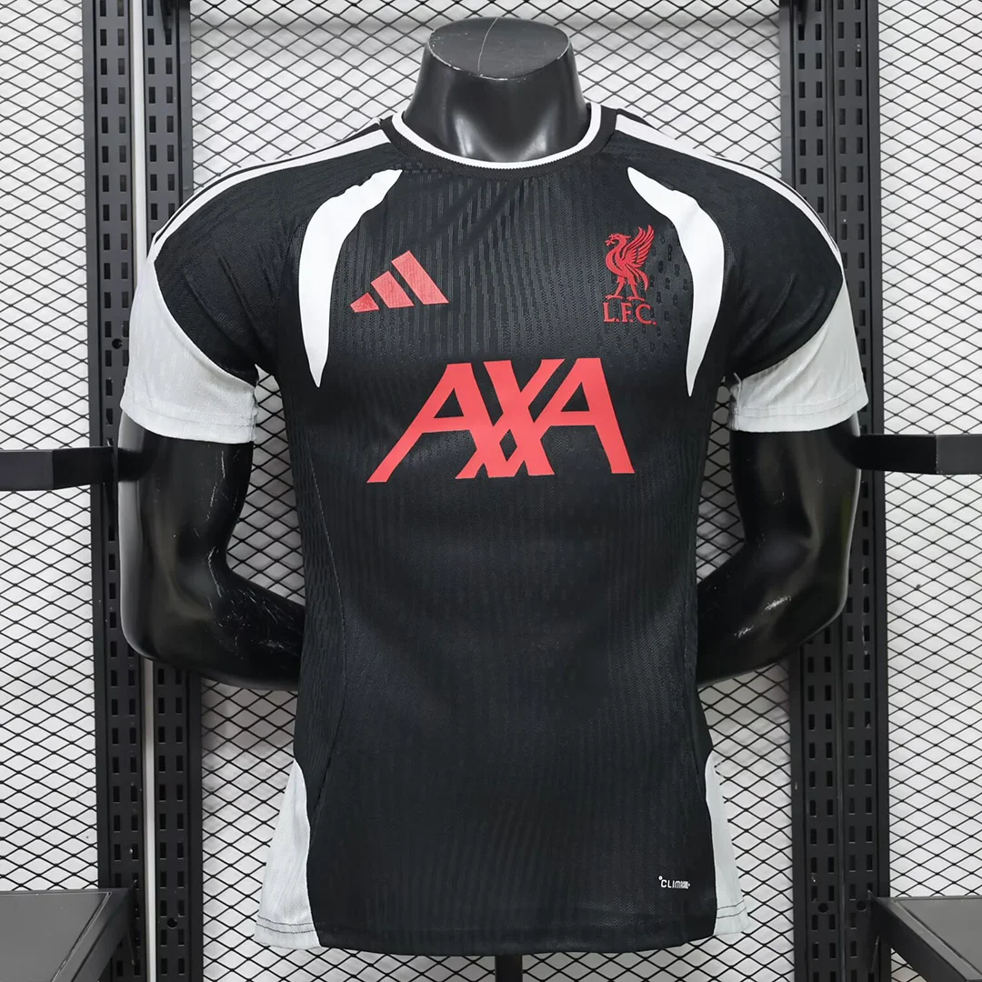26/27 Liverpool Black Training Player Version Soccer Jersey