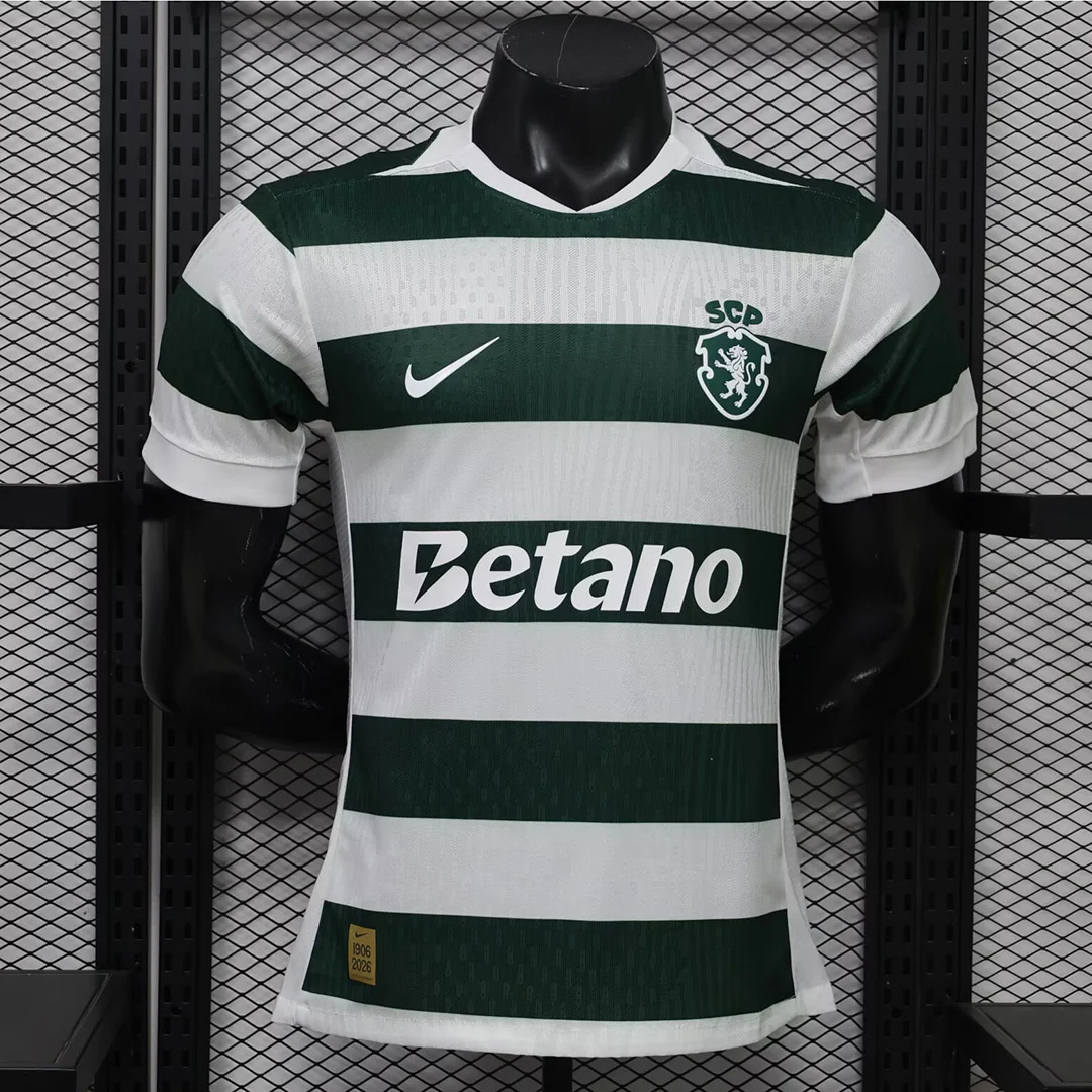 26/27 Sporting CP Lisbon Home Player Version Soccer Jersey
