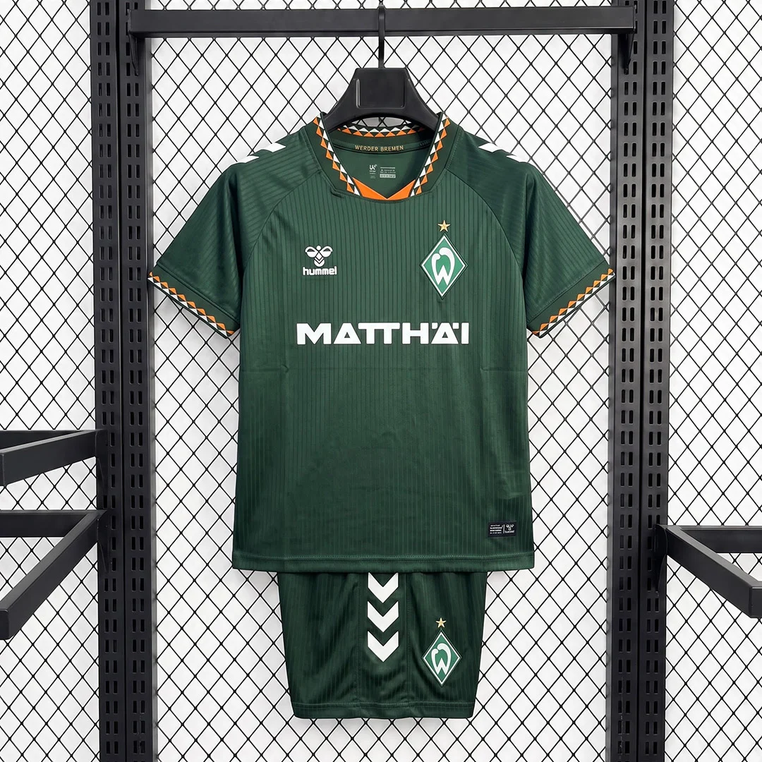 26/27 Werder Bremen Away Kids Soccer Jersey