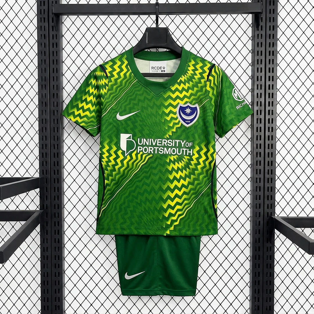 26/27 Portsmouth Goalkeeper Kids Soccer Jersey