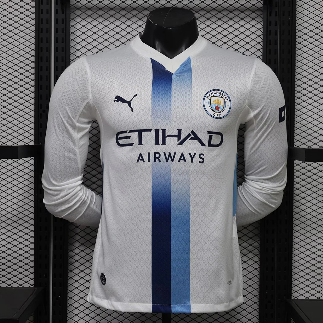 26/27 Manchester City Third Long Sleeve Player Version Soccer Jersey