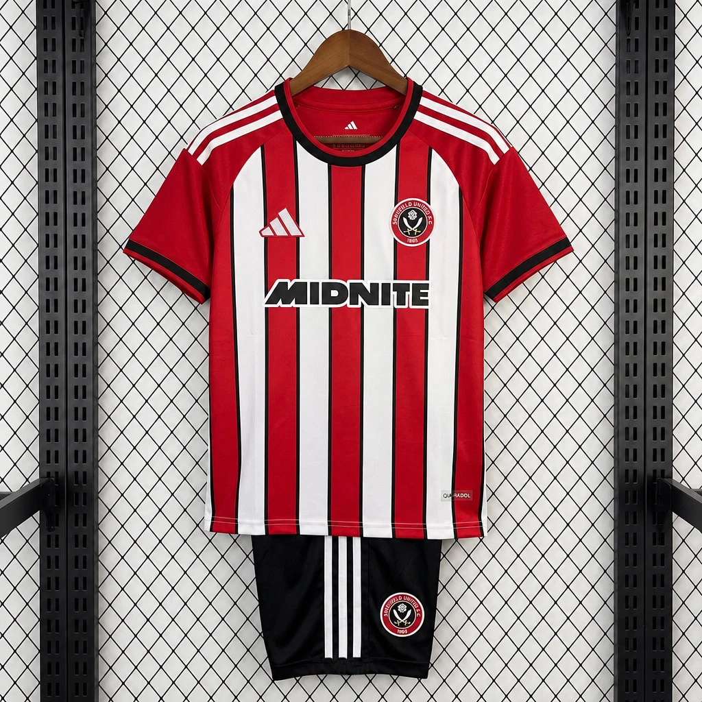 26/27 Sheffield United Home Kids Soccer Jersey