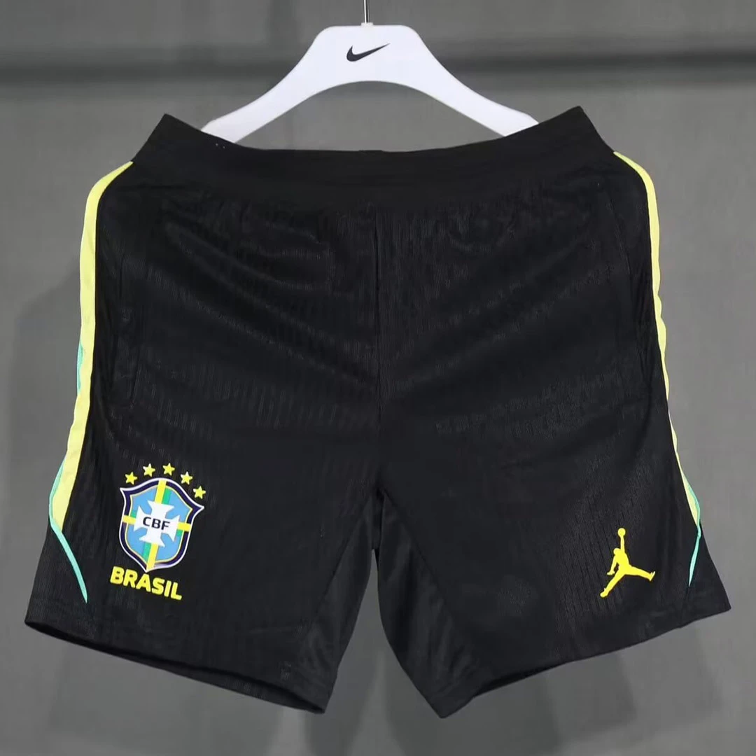 2026 Brazil Training Black Player Version Soccer Shorts