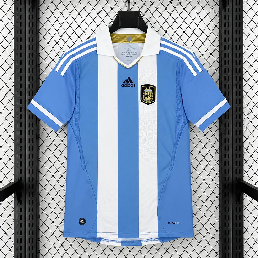 2011 Argentina Home Retro Soccer Jersey