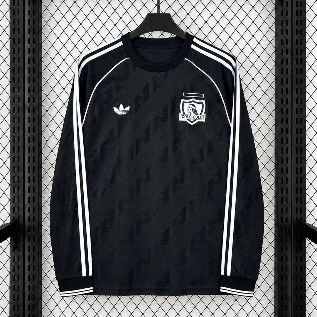 2026 Colo-Colo Originals Long Sleeve Black Lifestyle Soccer Jersey