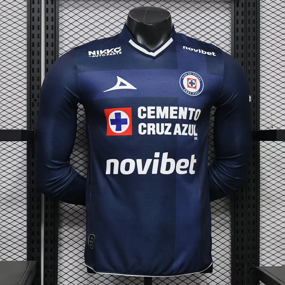 26/27 Cruz Azul Third Long Sleeve Player Version Soccer Jersey