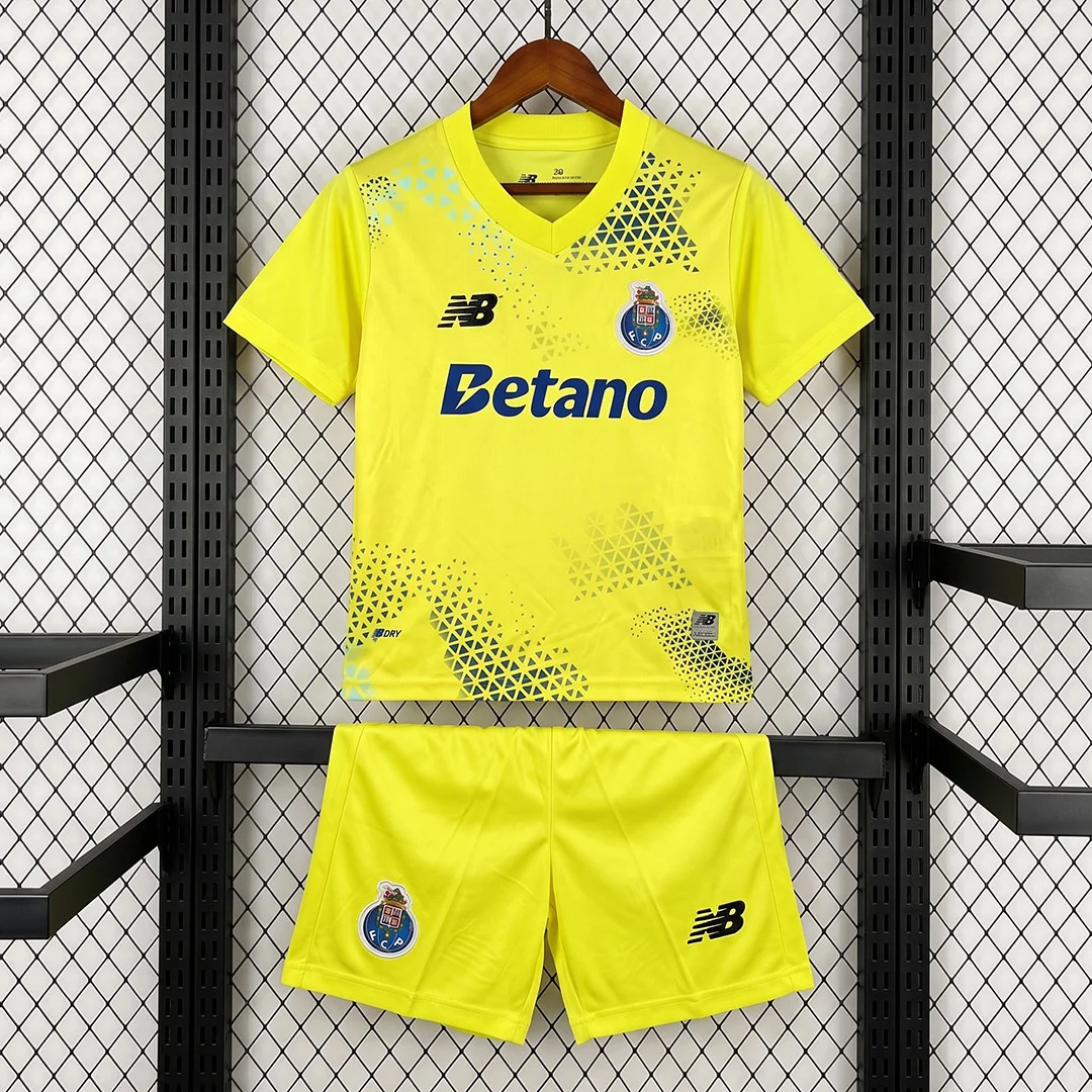 26/27 Porto Goalkeeper Home Kids Soccer Jersey