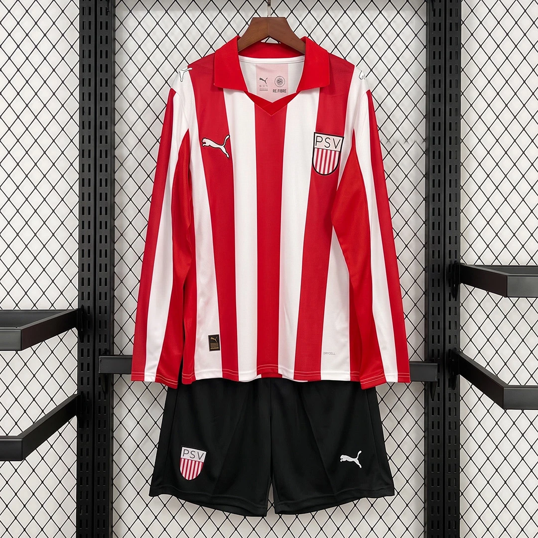 26/27 PSV Eindhoven Coen Dillen Special Edition Long Sleeve Kids Soccer Jersey