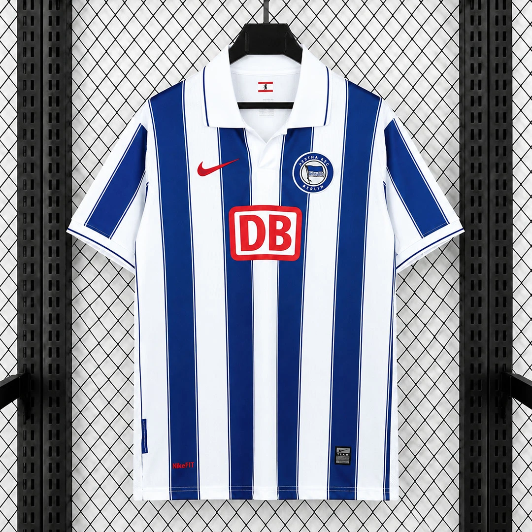 09/10 Hertha BSC Home Retro Soccer Jersey