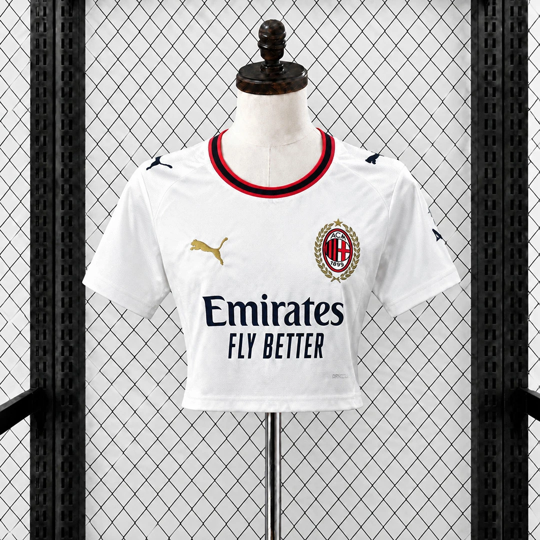 26/27 AC Milan Away Women Crop Jersey