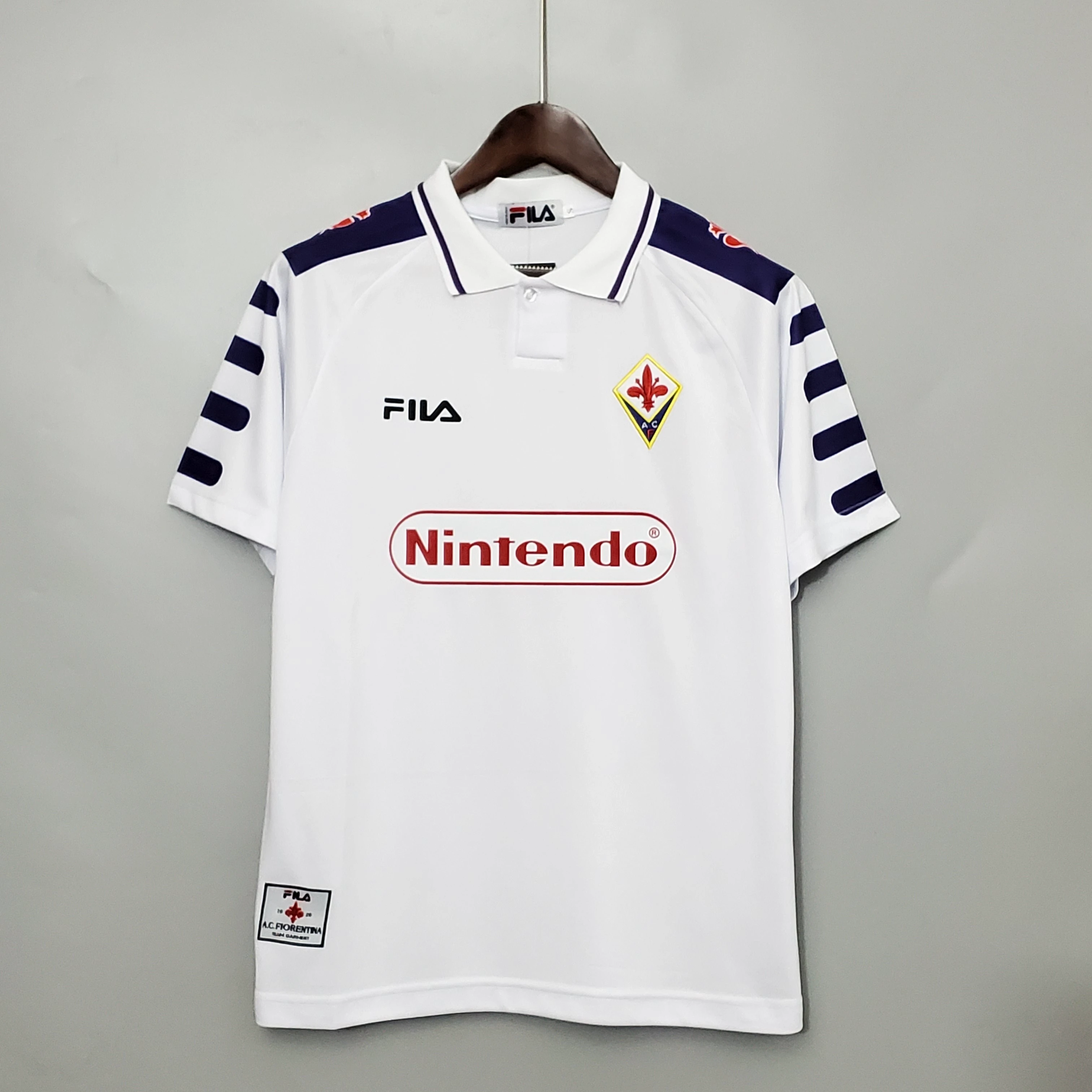 98/99 Fiorentina Away Retro Soccer Jersey