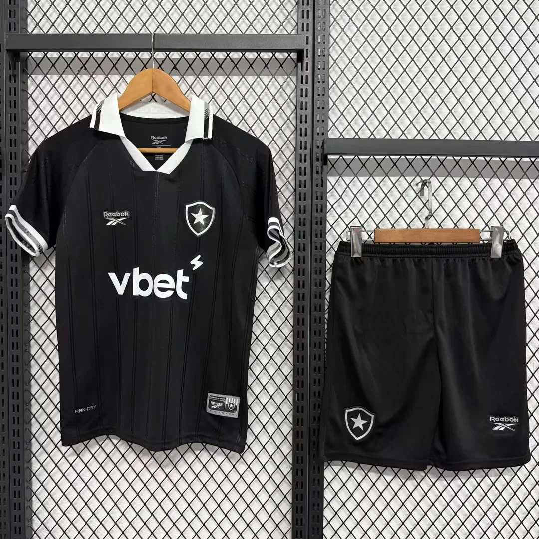 2025 Botafogo Away Kids Soccer Jersey Size 16-28