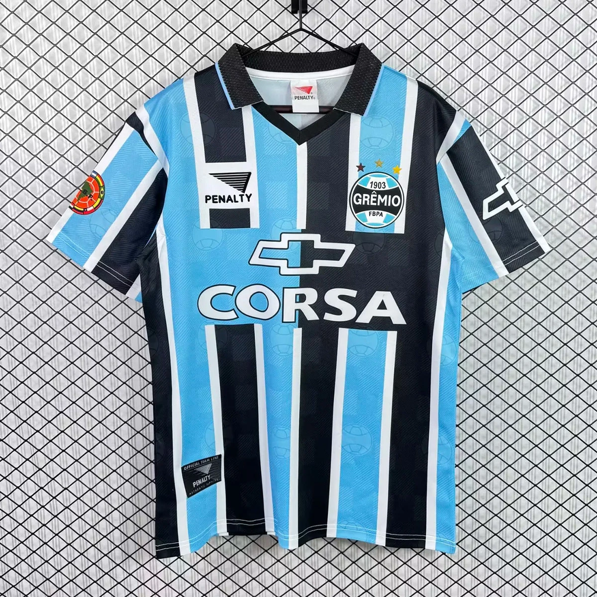 1998 Gremio Home Retro Soccer Jersey