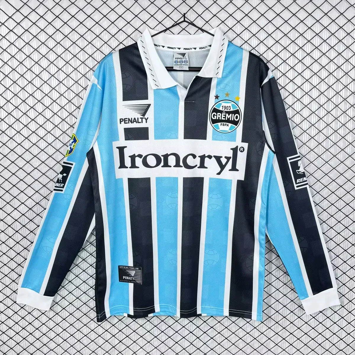 1997 Gremio Home Long Sleeve Retro Soccer Jersey
