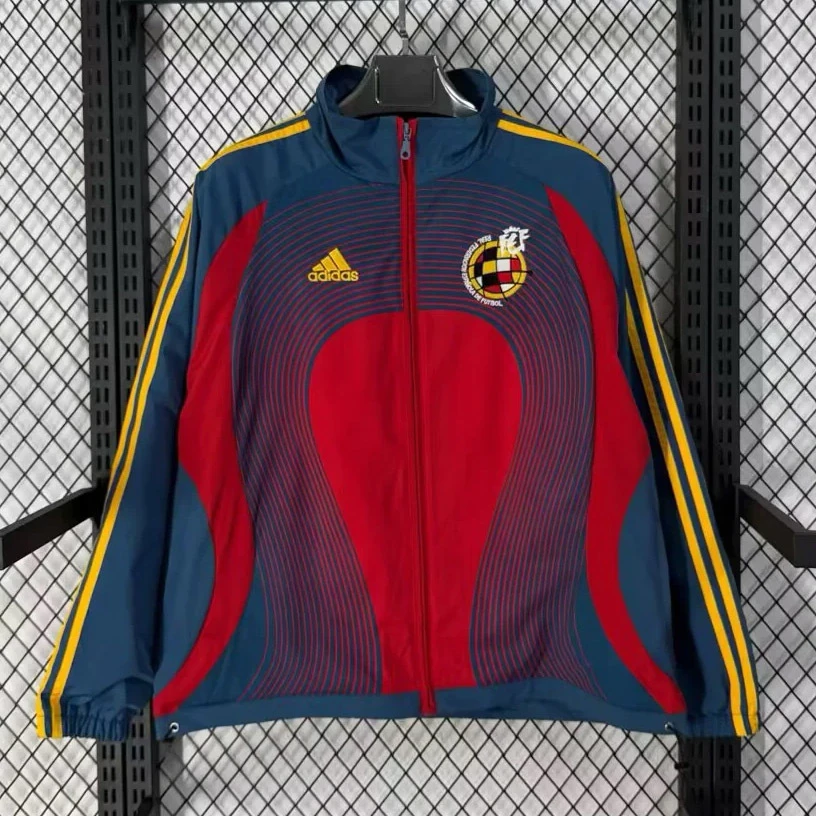 2026 Spain Red Blue Tracking Jacket