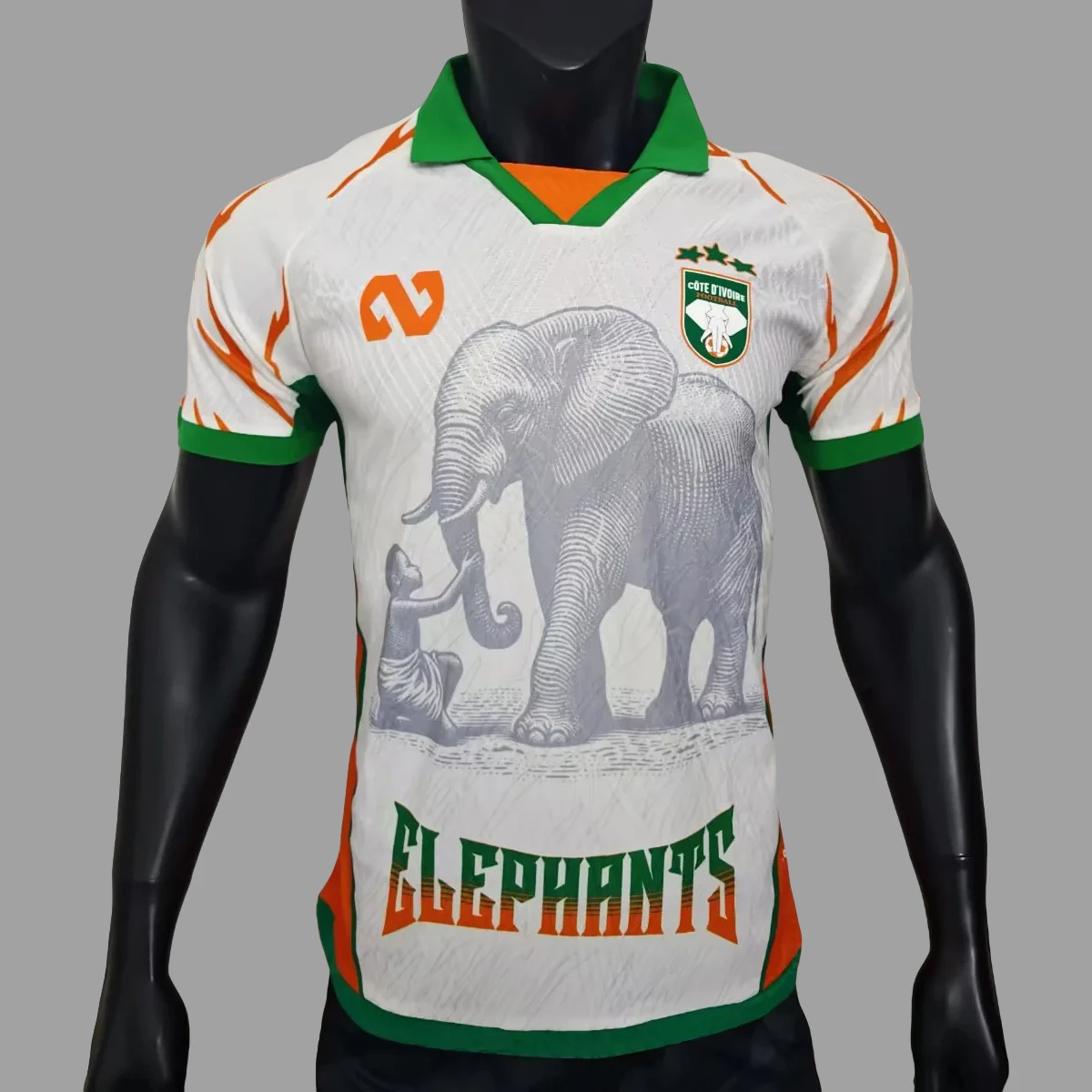 2025 Ivory Coast Special Player Version White Soccer Jersey