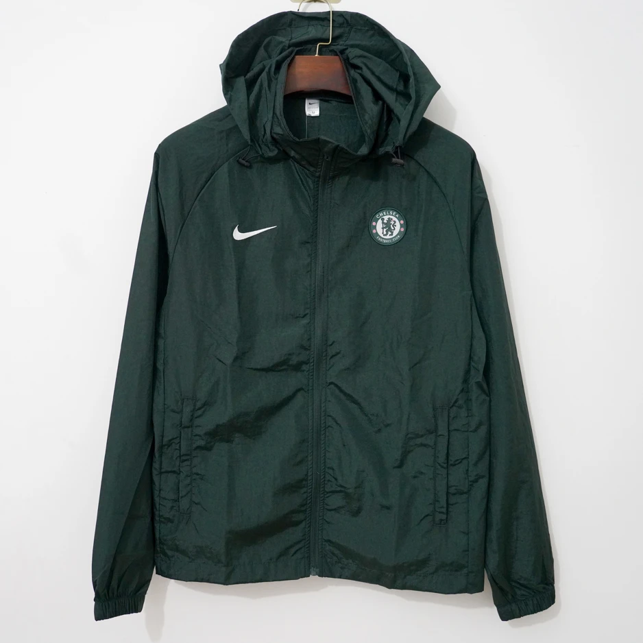 25/26 Chelsea Dark Green Windbreaker