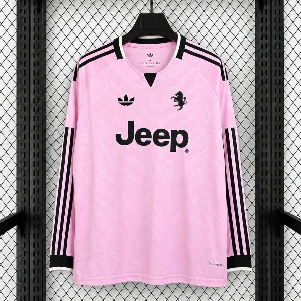 26/27 Juventus Away Long Sleeve Soccer Jersey