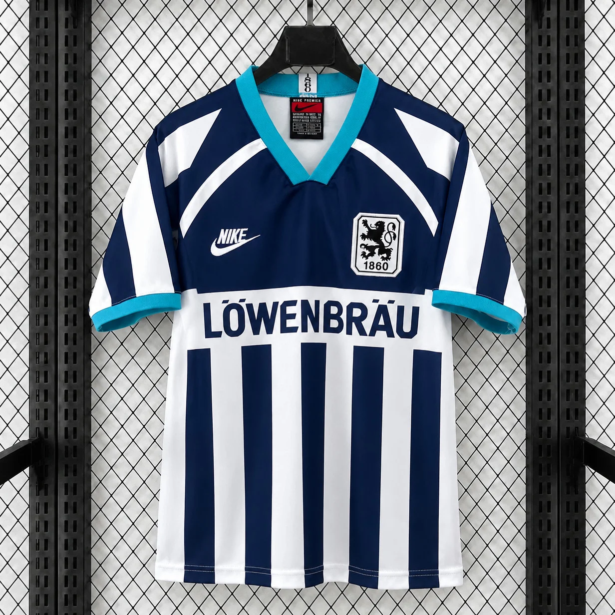 95/96 TSV 1860 Munchen Away Retro Soccer Jersey