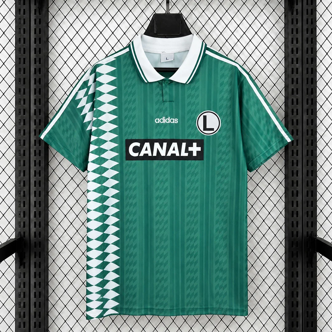 95/96 Legia Warsaw Home Retro Soccer Jersey