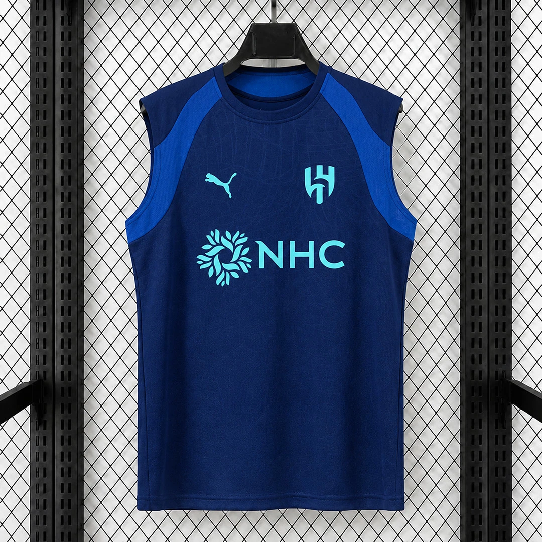 26/27 Al Hilal Player Version Blue Training Vest