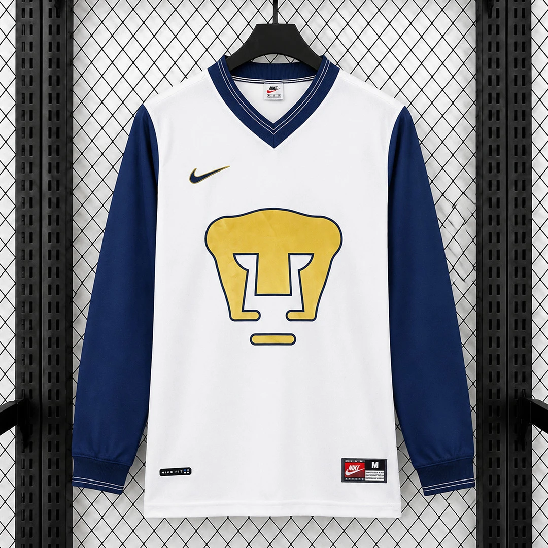 98/99 Pumas UNAM Home Long Sleeve Retro Soccer Jersey