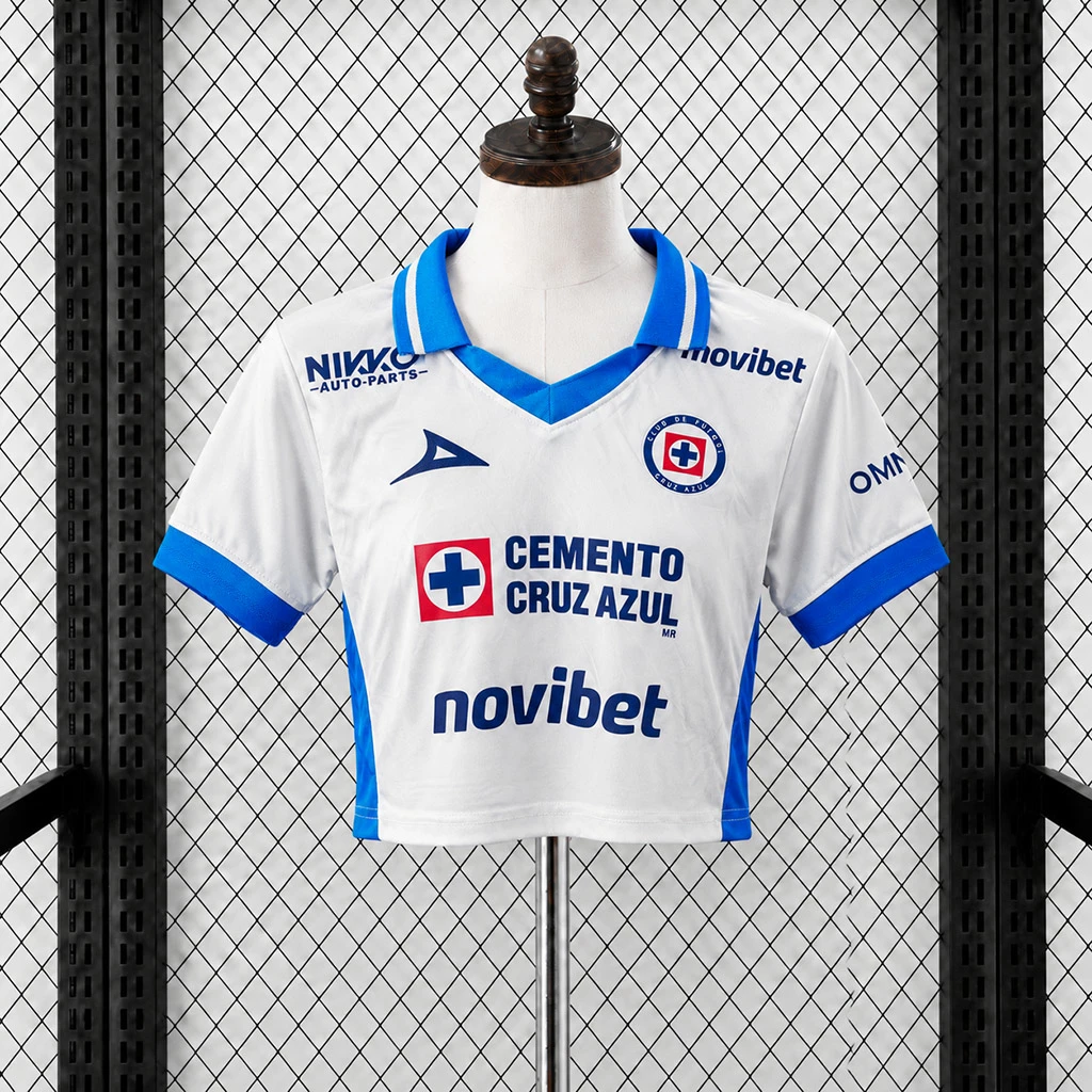 26/27 Cruz Azul Away Women Crop Jersey