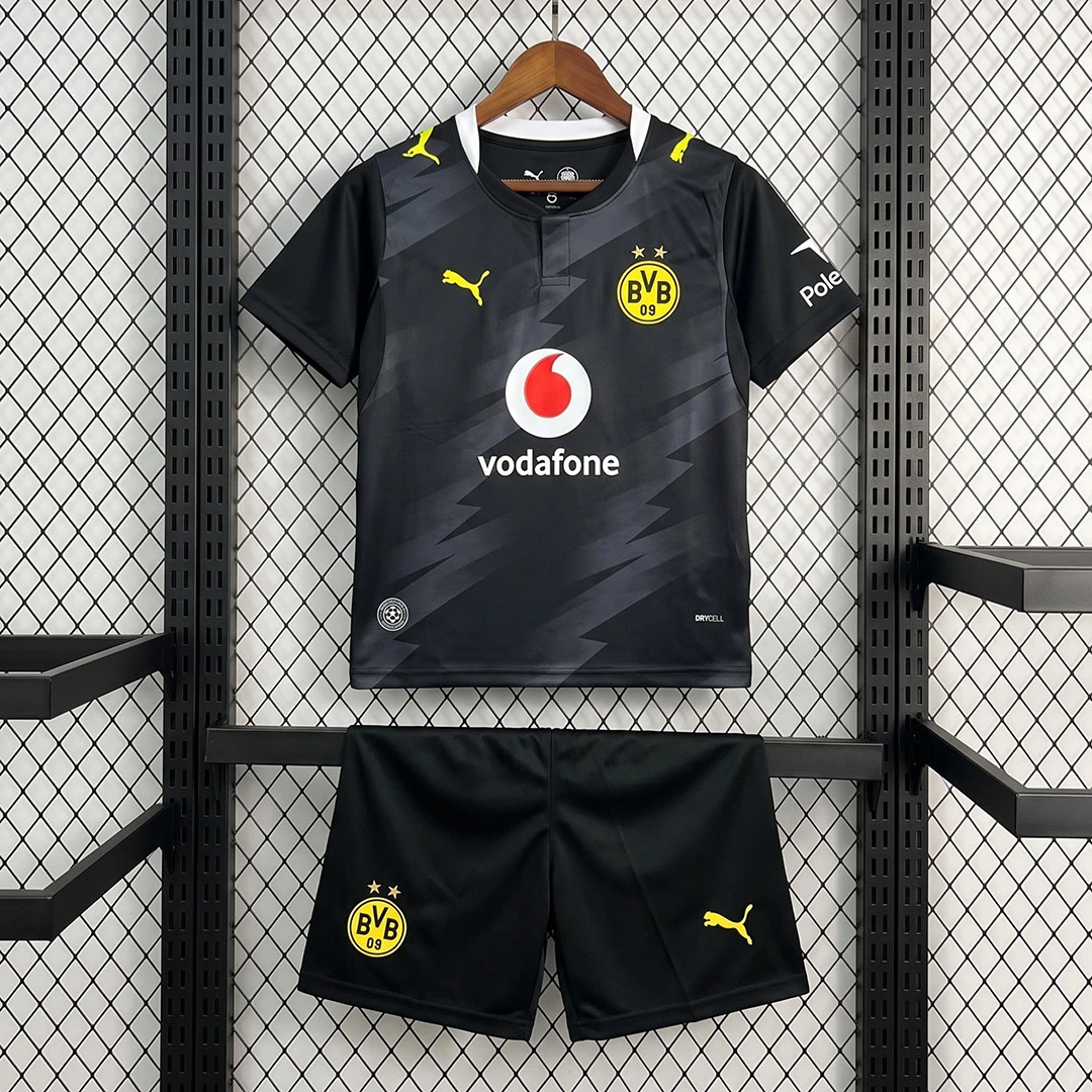 26/27 BVB Dortmund Away Kids Soccer Jersey