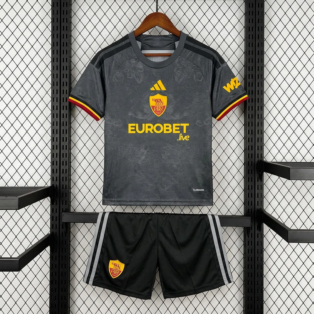 26/27 Roma Third Kids Soccer Jersey