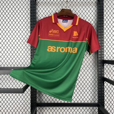 95/96 AS Roma Training Retro Soccer Jersey