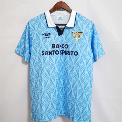 546/91/92 Lazio Home Retro Soccer Jersey