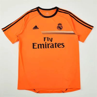 13/14 Real Madrid Organge Training Retro Soccer Jersey
