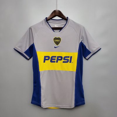 02/03 Boca Juniors Third Retro Soccer Jersey