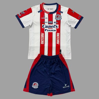 25/26 Atletico San Luis Home Kids Soccer Jersey Size 16-28