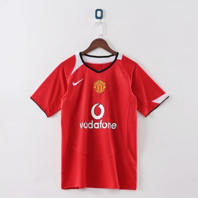 04/06 Manchester United Home Retro Soccer Jersey