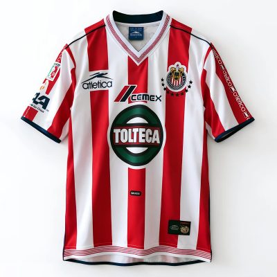 00/01 Chivas Home Retro Soccer Jersey