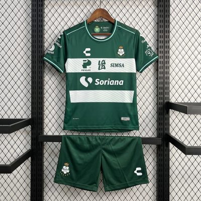 26/27 Santos Laguna Home Kids Soccer Jersey