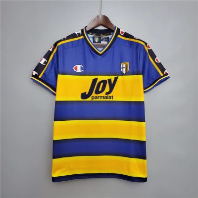 01/02 Parma Home Retro Soccer Jersey