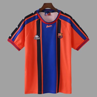 97/98 Barcelona Away Retro Soccer Jersey