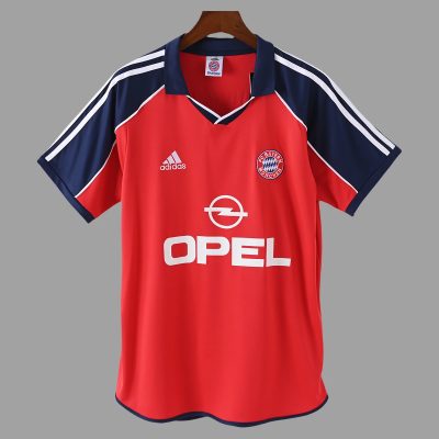 00/01 Bayern Munich Home Retro Soccer Jersey