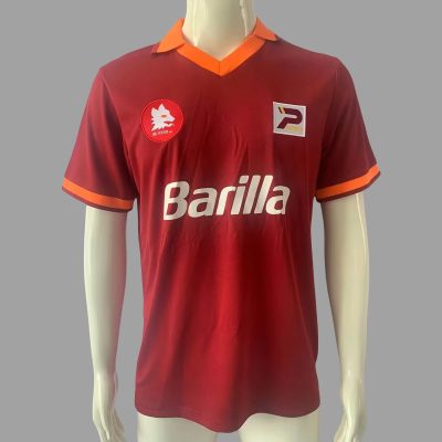 82/83 Roma Home Retro Soccer Jersey