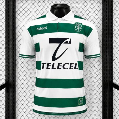 96/97/98 Sporting CP Lisbon Home Retro Soccer Jersey