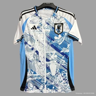 2024 Japan Dragon ball comic Special version blue soccer jersey