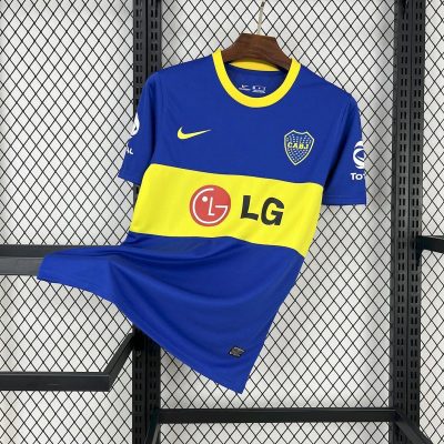 10/11 Boca Juniors Home Retro Soccer Jersey