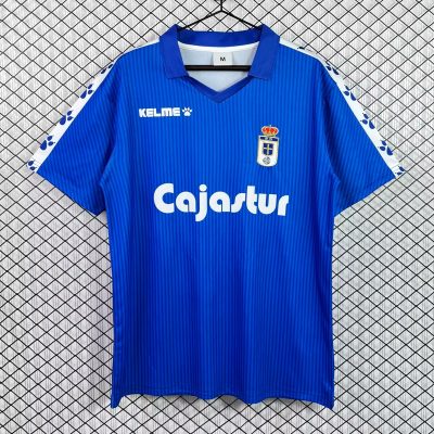 92/93 Real Oviedo Home Retro Soccer Jersey