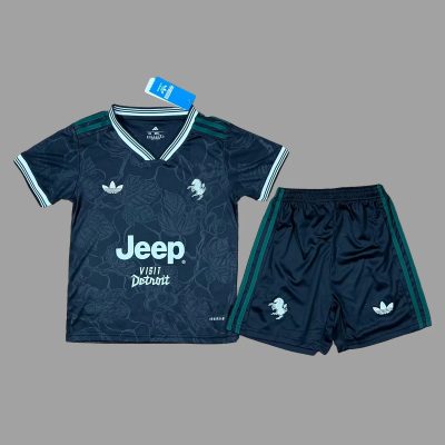 25/26 Juventus Third Kids Soccer Jersey Size 16-28