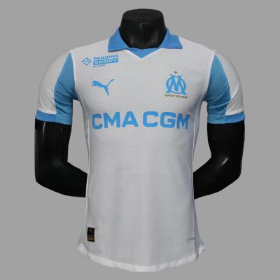 25/26 Marseille Home Player Version Soccer Jersey
